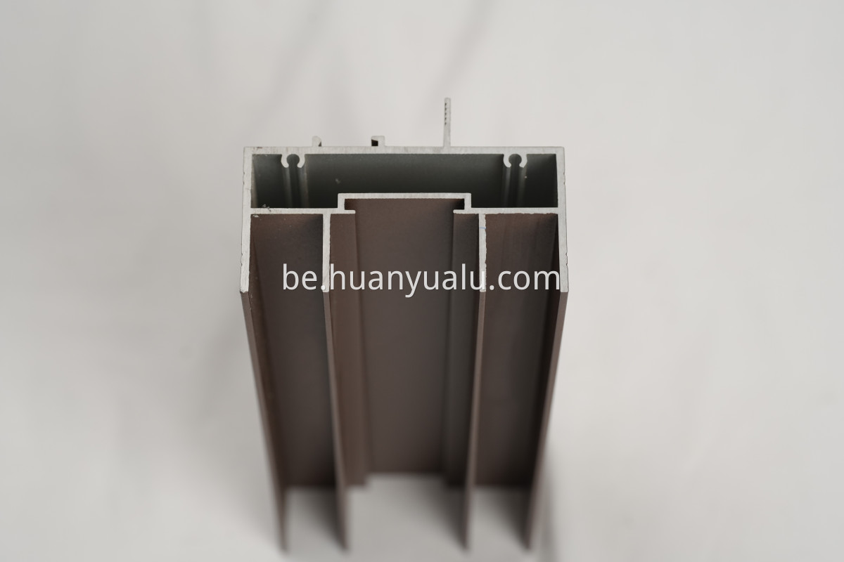 Spray painted door and window profiles